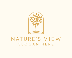 Natural Wellness Tree logo design