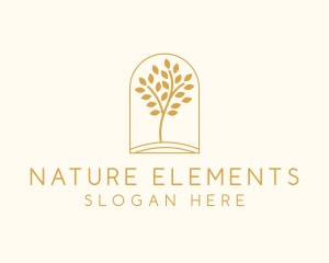 Natural Wellness Tree logo design