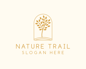 Natural Wellness Tree logo design