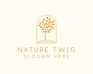 Natural Wellness Tree logo design