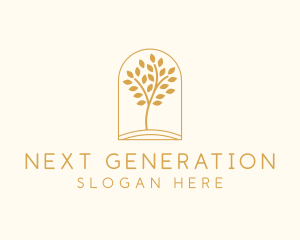 Natural Wellness Tree logo design