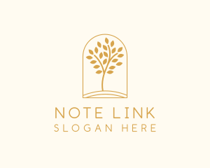 Natural Wellness Tree logo design