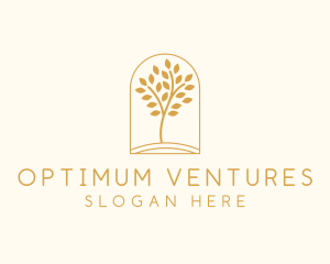 Natural Wellness Tree logo design