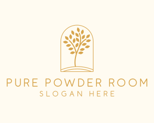 Natural Wellness Tree logo design