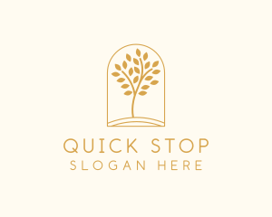 Natural Wellness Tree logo design