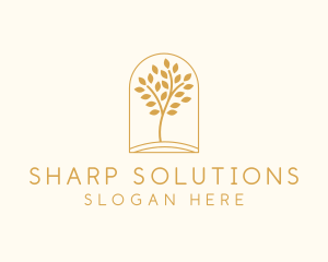 Natural Wellness Tree logo design