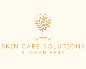 Natural Wellness Tree logo design