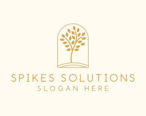 Natural Wellness Tree logo design