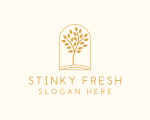 Natural Wellness Tree logo design