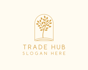 Natural Wellness Tree logo design