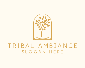 Natural Wellness Tree logo design