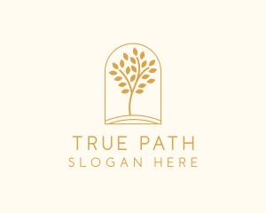 Natural Wellness Tree logo design