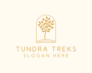 Natural Wellness Tree logo design