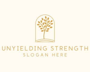 Natural Wellness Tree logo design