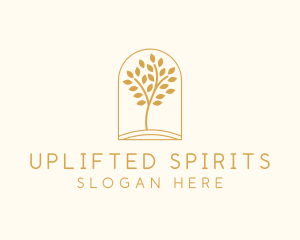 Natural Wellness Tree logo design