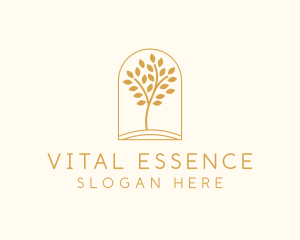 Natural Wellness Tree logo design