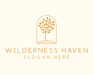 Natural Wellness Tree logo design