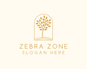 Natural Wellness Tree logo design