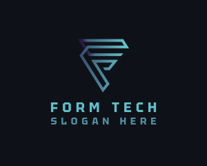 Tech Programmer Letter F logo design