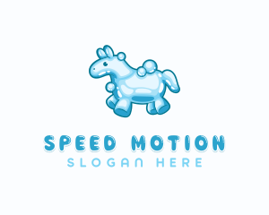 Party Balloon Horse Logo