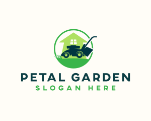 Lawn Care Mower logo design