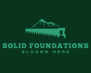 Saw Forest Mountainside logo