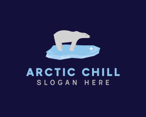 Polar Bear Ice logo design