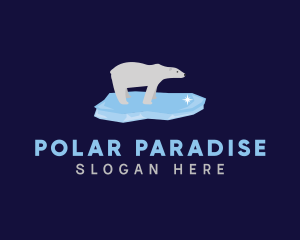 Polar Bear Ice logo design