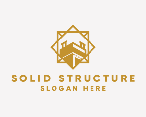 Diamond Tower Structure logo design