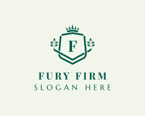 Shield Crown Hotel Firm logo design