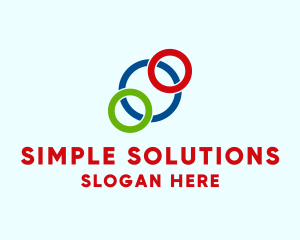 Basic Simple Rings logo design