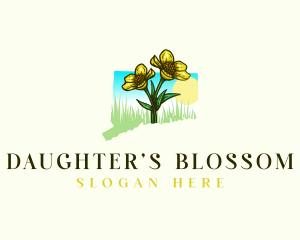 Buttercup Flower Connecticut logo design