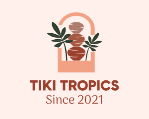 Tropical Leaf Decor  logo design