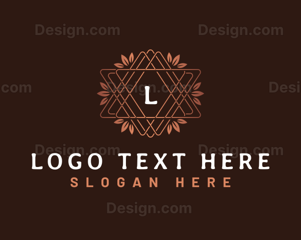 Luxury Plant Wreath Logo