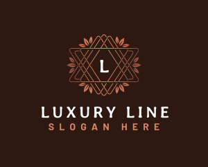 Luxury Plant Wreath  logo design