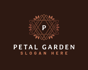 Luxury Plant Wreath  logo design