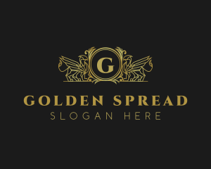Golden Mythical Griffins logo design