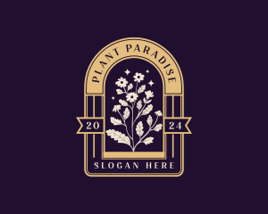 Luxury Flower Plant logo design