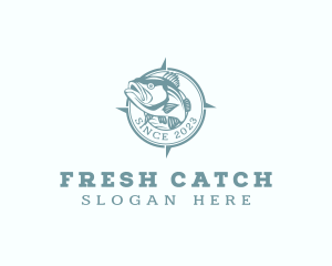 Saltwater Cod Fishery logo design