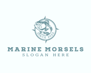 Saltwater Cod Fishery logo design