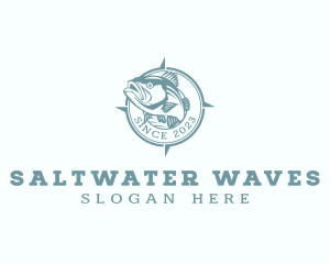 Saltwater Cod Fishery logo design