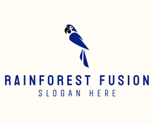 Tropical Parrot Macaw logo