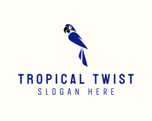 Tropical Parrot Macaw logo design