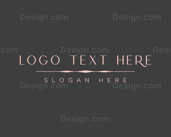 Generic Feminine Fashion Logo