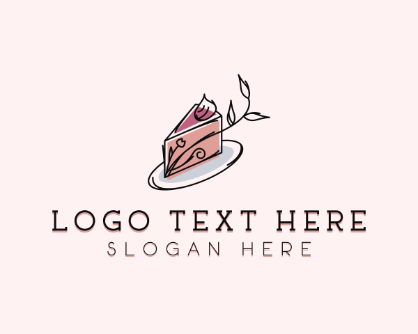 Cake Slice logo example 4