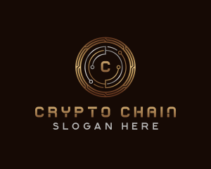 Cyber Digital Crypto logo design