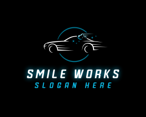 Car Detailing Washing Logo