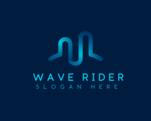 Business Studio Wave logo design