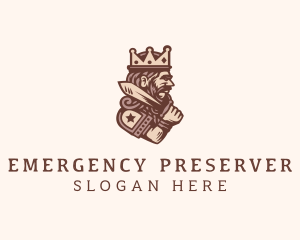 Medieval King Monarch  logo design