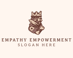 Medieval King Monarch  logo design